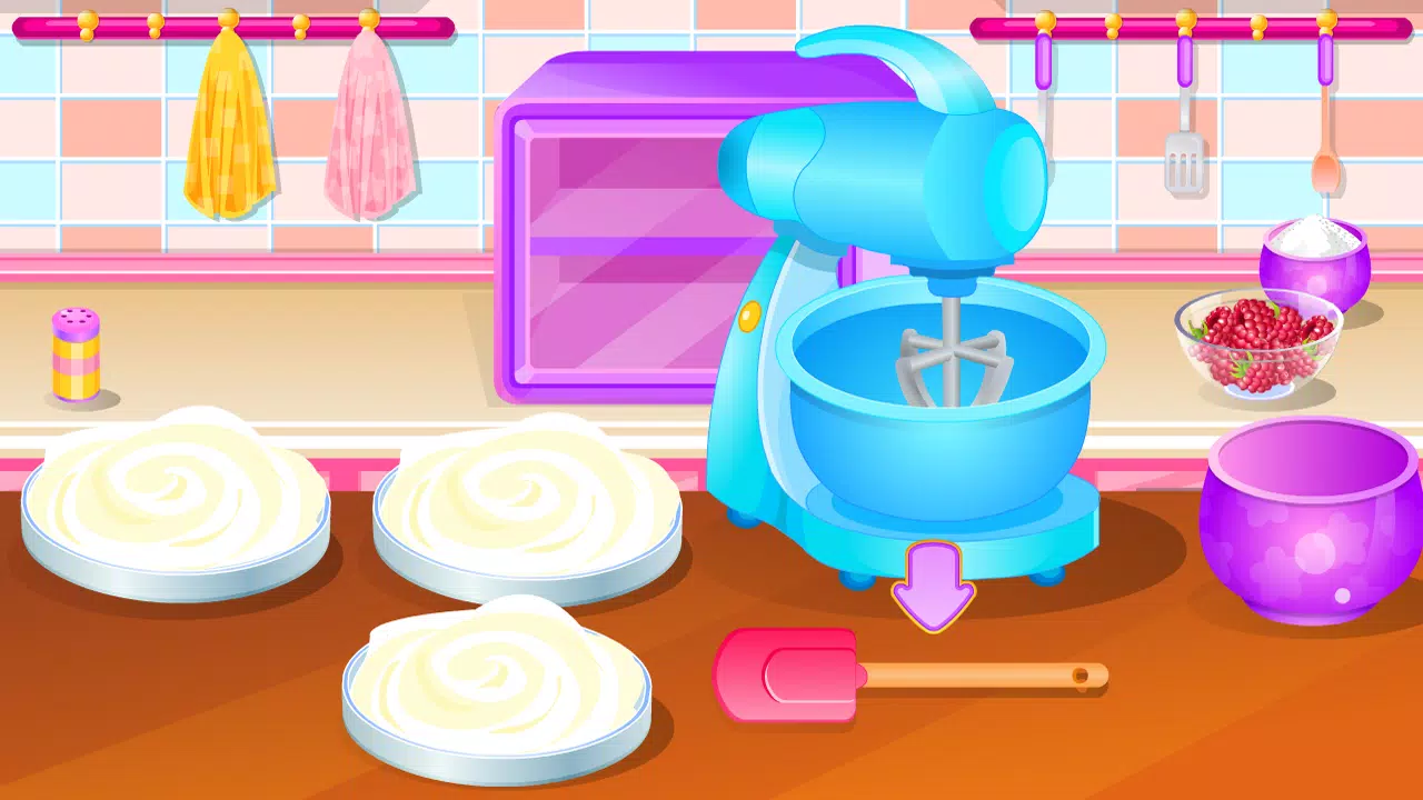 cook cake with berries games para Android - Download