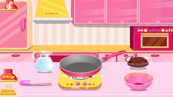 العاب بنات طبخ لعبة تحضير كعكة captura de pantalla 1