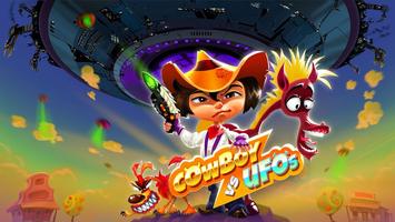 Cowboys vs UFO: Alien shooter Affiche