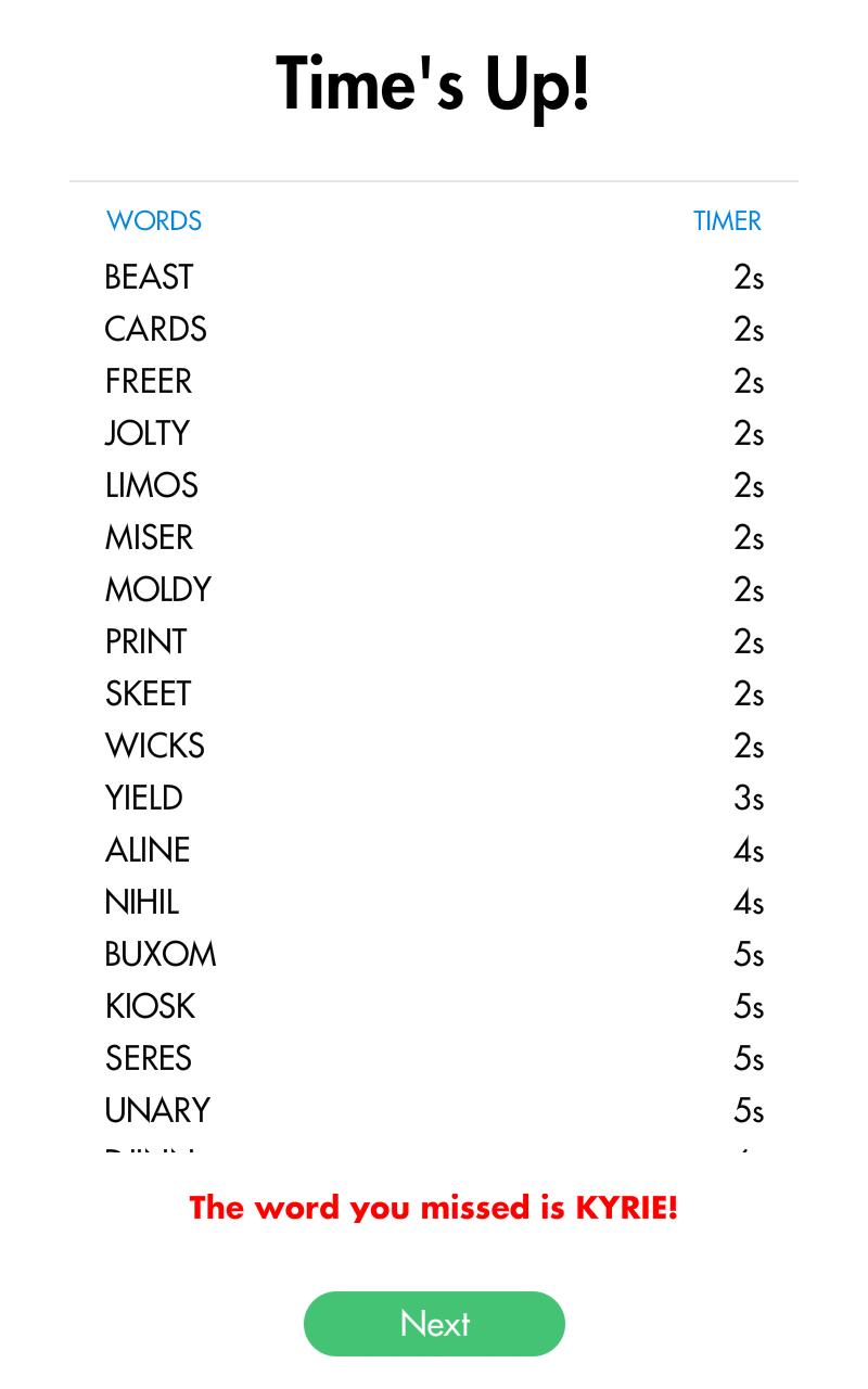 5 letter word using resume