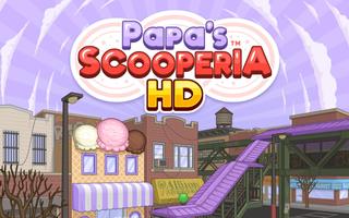 Papa's Scooperia HD Cartaz