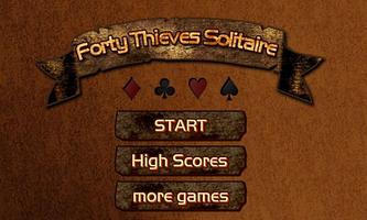 Forty Thieve Solitaire Free Affiche