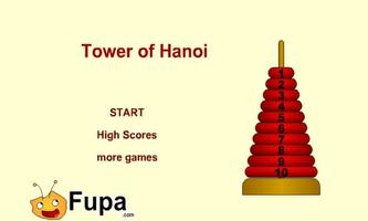 Tower of Hanoi Free Affiche