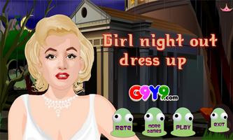 girl night out dress up Affiche
