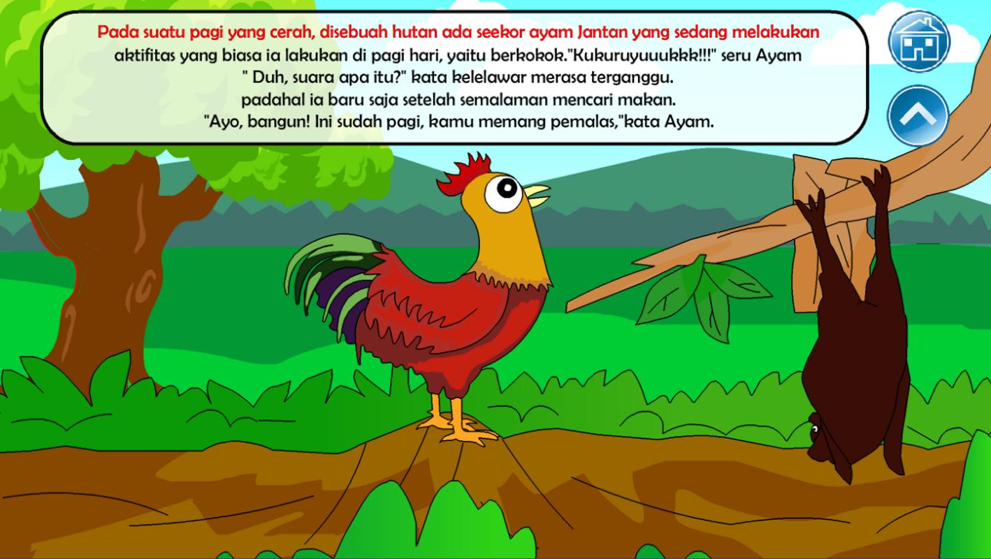 Dongeng Anak Interaktif Ayam Dan Kelelawar For Android APK Download