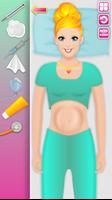 Mom Pregnant Surgery Caesarean Doctor Games Ekran Görüntüsü 1