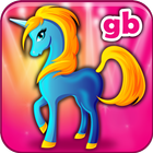 Rainbow Horse Pony Unicorn Decoration Salon 2 آئیکن