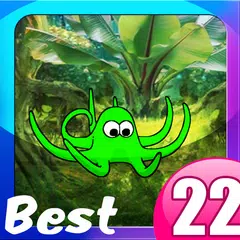 Cute Green Octopus Escape - JRK Games APK download