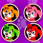 آیکون‌ Best Kids Apps Learn Colors With Funny Dogs