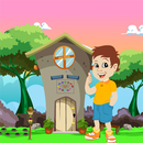 Cute Boy Escape From Green Garden House Game-309 APK