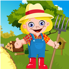 Cute Farmer Kavi Escape Game-318 आइकन