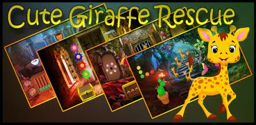 Cute Giraffe Rescue Best Escape Game-350