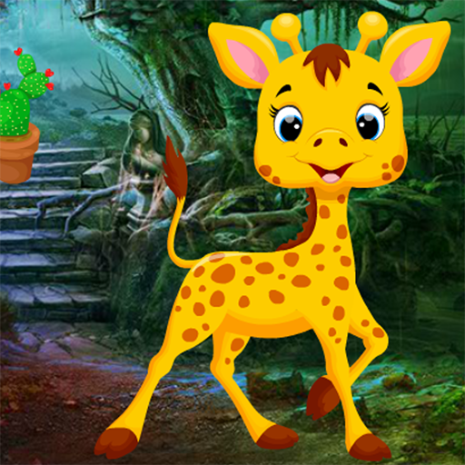 Cute Giraffe Rescue Best Escape Game-350
