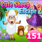 Cute Sheep Escape 2 Game 151 icône