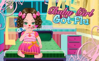 Baby Girl Got Flu - Girl Games Affiche
