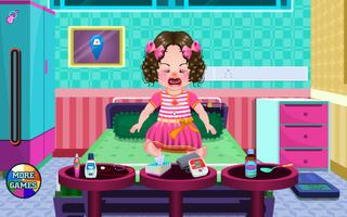Baby Girl Got Flu - Girl Games capture d'écran 2