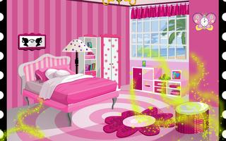 Pink Bedroom - Games for Girls اسکرین شاٹ 1