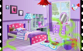 Pink Bedroom - Games for Girls capture d'écran 2