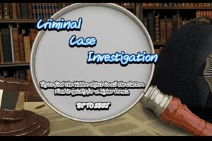 Criminal Case Investigation poster