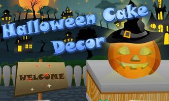 Halloween Cake Decor Affiche