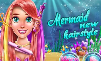 Mermaid Princesa novo penteado Cartaz