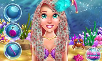 Mermaid Princess New Hairstyle captura de pantalla 1