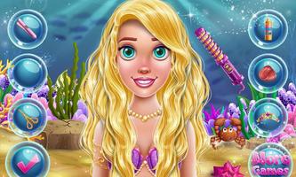 Mermaid Princess New Hairstyle captura de pantalla 3