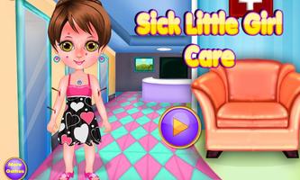 Sick Little Girl Care-poster