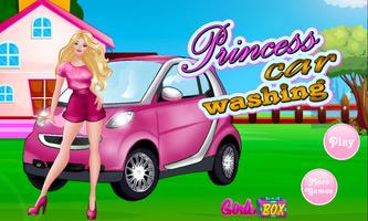 Princess Car Washing plakat