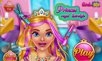 Princess Royal Hairstyle Salon Poster