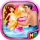 Princess Mermaid Kissing Games APK