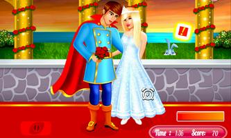 Princess Romantic Kiss captura de pantalla 2