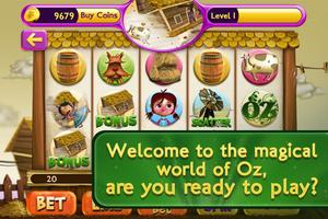 Slots Wizard of Oz Affiche