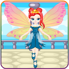 girl Butterfly dress up game biểu tượng