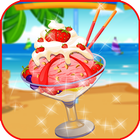 Beach Ice Cream Making Game-icoon