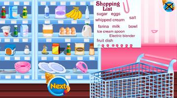 Beach Ice Cream Making Game Affiche