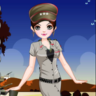 Dress up - Games for Girls - Army Girl Dress up icône