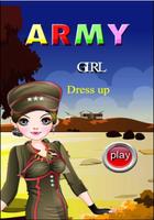 Dress up - Games for Girls - Army Girl Dress up ポスター