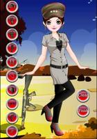 Dress up - Games for Girls - Army Girl Dress up Ekran Görüntüsü 1