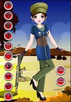 Dress up - Games for Girls - Army Girl Dress up capture d'écran 2