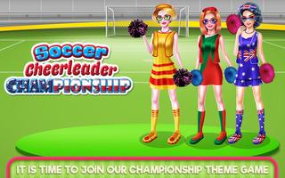 Poster Soccer Cheerleader Championship