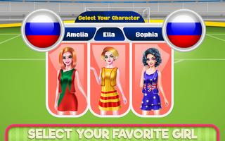 برنامه‌نما Soccer Cheerleader Dress Up عکس از صفحه