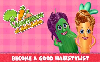 Vegetables at Hair Salon الملصق