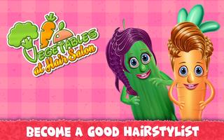 Vegetables at Hair Salon poster