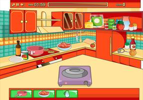 Prepare pasta cooking games Affiche