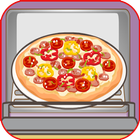 cocinar pizza deliciosa -niños icono