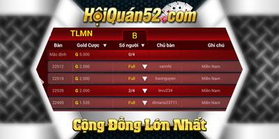Hoi Quan 52 –Game Bài Đỉnh Cao স্ক্রিনশট 3