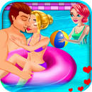 Adorable Couple Pool Kiss APK