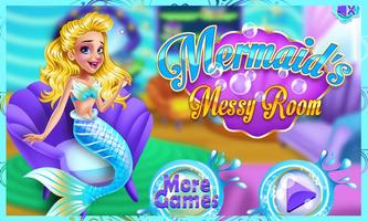 Sereia Quarto Princess Messy Cartaz