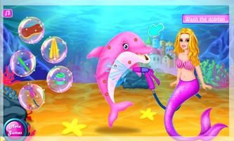 Princess Mermaid Dolphin Caring اسکرین شاٹ 1